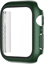 Screenprotector watch case - hoesje - geschikt voor Apple Watch Series 7 en 8 - 41 mm - groen