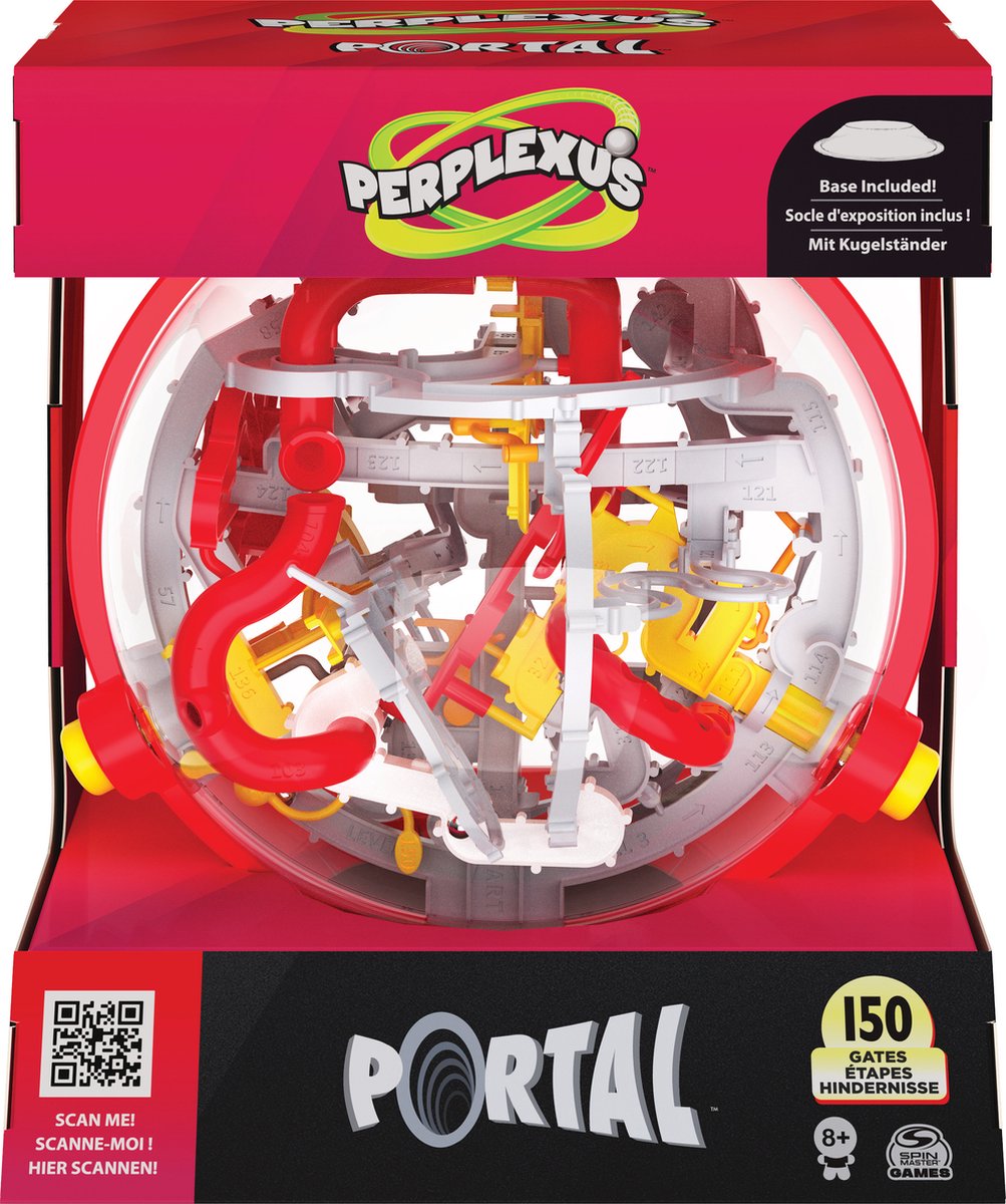 Perplexus - PORTAL - Labyrinthe Sphérique - Parcours 3D Avec 150 Défis, 50  Portails Et