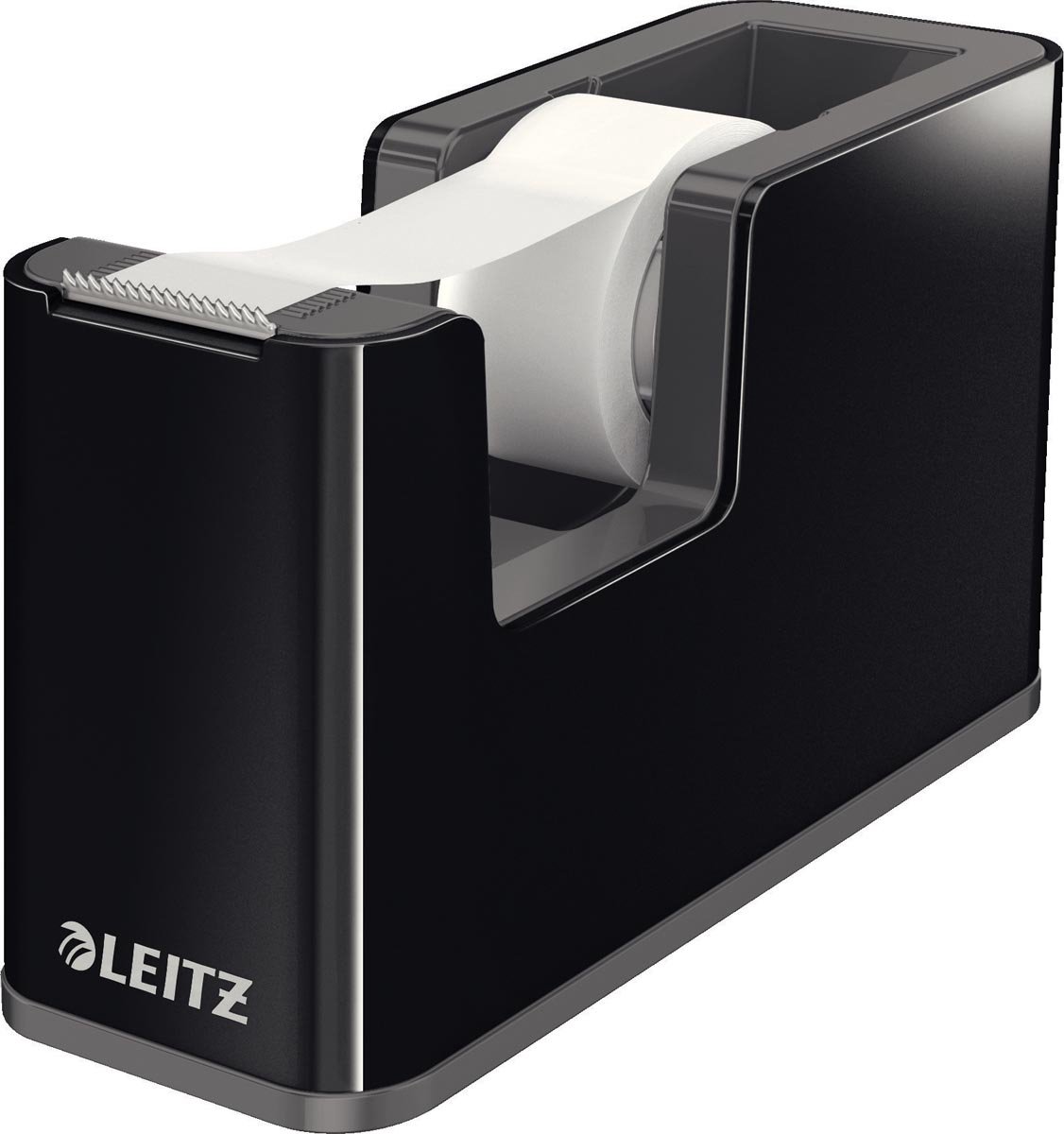 Leitz Dual Black plakbandafroller zwart 4 stuks