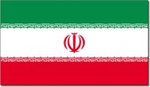 Vlag Iran 90 x 150 cm feestartikelen - Iran landen thema supporter/fan decoratie artikelen