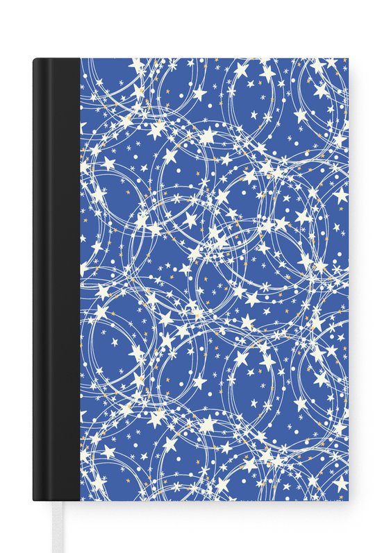 Carnet - Carnet d'écriture - Patinage - Etoiles - Hiver - Noël - Patron - Carnet - Format A5 - Bloc-notes