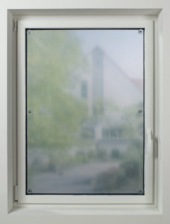 Foto: Zonwering veelzijdig licht doorlatend 60 x 120 cm 6 zuignappen