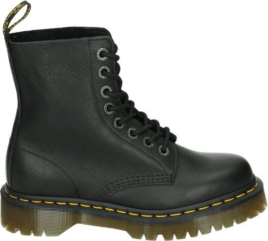 Dr. Martens 1460 PASCAL BEX BLACK PISA - Volwassenen VeterlaarzenHalf-hoge schoenen - Kleur: Zwart - Maat: 37