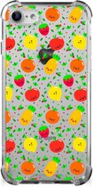 Telefoon Hoesje Geschikt voor iPhone SE 2022/2020 | Geschikt voor iPhone 8/7 Case met transparante rand Fruits
