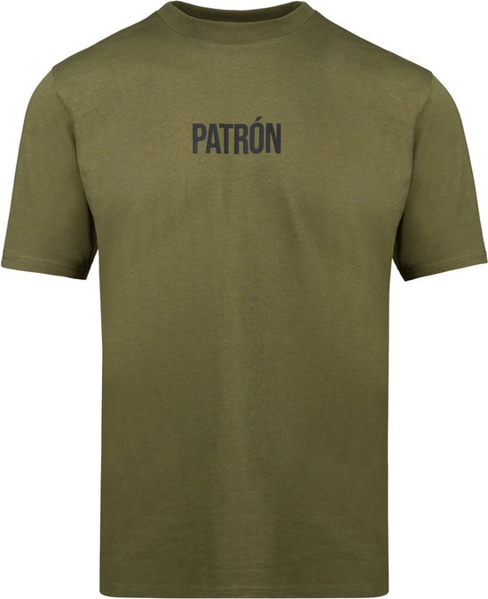 Patrón Wear - T-shirt - Oversized Brand T-shirt Green/Black - Maat M