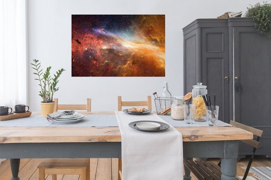 Affiche Espace - Etoiles - Couleurs - 120x80 cm