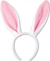 3x Diadème avec oreilles de lapin blanc / lièvre - Diadème de fête lapin / lapin de Pâques