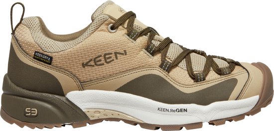 Keen Wasatch Crest Chaussures de randonnée imperméables pour femmes Safari/ Timberwolf | Beige | Mesh | Taille 38.5