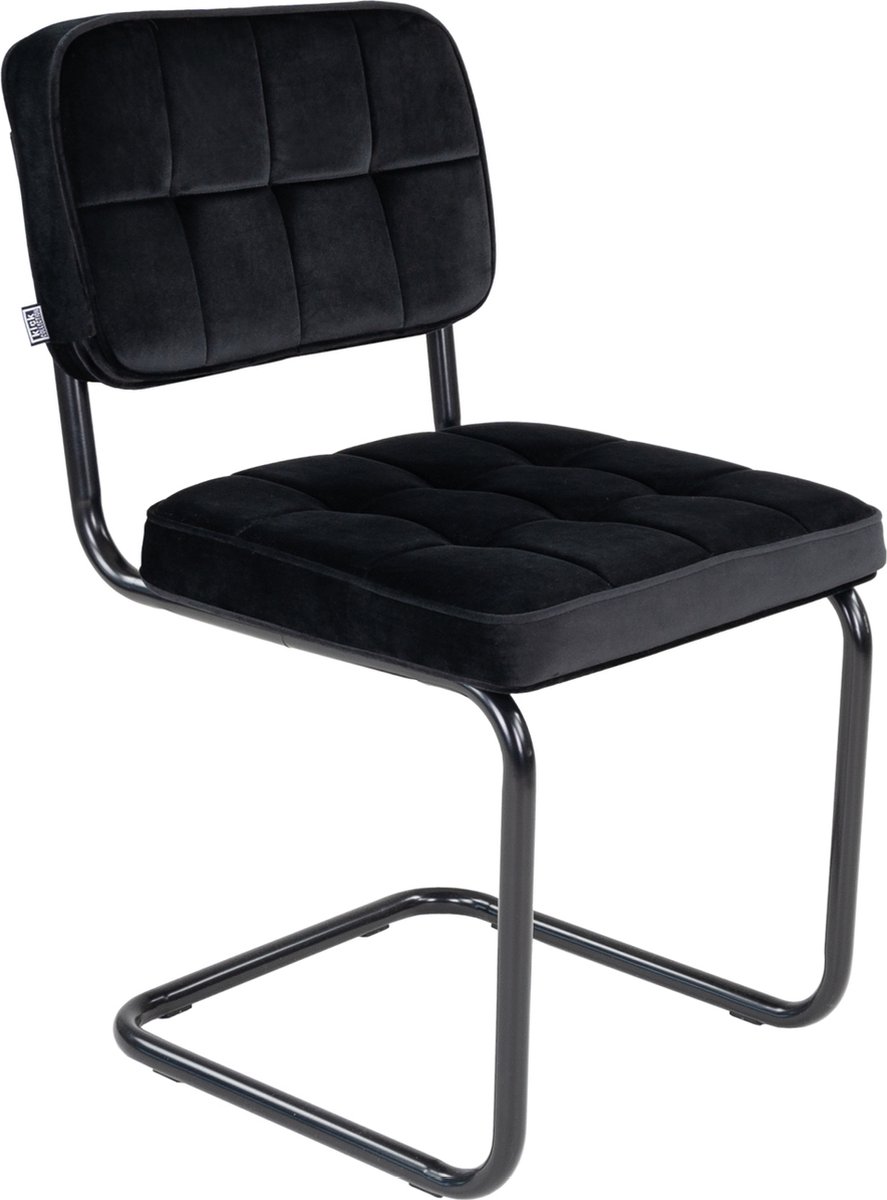 Kick buisframe stoel Ivy - Zwart - Kick Collection