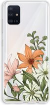 Case Company® - Hoesje geschikt voor Samsung Galaxy A51 4G hoesje - Floral bouquet - Soft Cover Telefoonhoesje - Bescherming aan alle Kanten en Schermrand