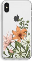 Case Company® - Hoesje geschikt voor iPhone XS hoesje - Floral bouquet - Soft Cover Telefoonhoesje - Bescherming aan alle Kanten en Schermrand