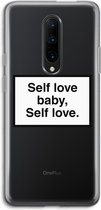 Case Company® - OnePlus 7 Pro hoesje - Self love - Soft Cover Telefoonhoesje - Bescherming aan alle Kanten en Schermrand
