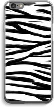 Case Company® - Hoesje geschikt voor iPhone 6 / 6S hoesje - Zebra pattern - Soft Cover Telefoonhoesje - Bescherming aan alle Kanten en Schermrand