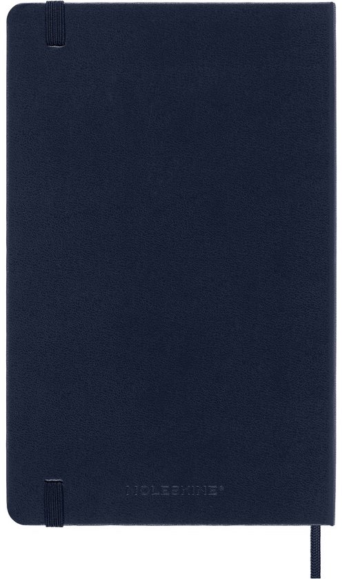 Moleskine Classic Notitieboek - Large - Hardcover - Gelinieerd - Saffier Blauw - Moleskine