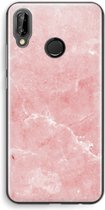 Case Company® - Hoesje geschikt voor Huawei P20 Lite hoesje - Roze marmer - Soft Cover Telefoonhoesje - Bescherming aan alle Kanten en Schermrand