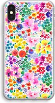 Case Company® - Hoesje geschikt voor iPhone X hoesje - Little Flowers - Soft Cover Telefoonhoesje - Bescherming aan alle Kanten en Schermrand