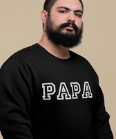 Vaderdag Trui Papa | Kleur Zwart | Maat 4XL | Vaderdag Kados / Cadeautjes