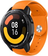 Strap-it Siliconen sport bandje - geschikt voor Xiaomi Watch S1 (Active/Pro) / Watch 2 Pro / Watch S3 / Mi Watch / Amazfit Balance / Bip 5 / Pace / Stratos - oranje