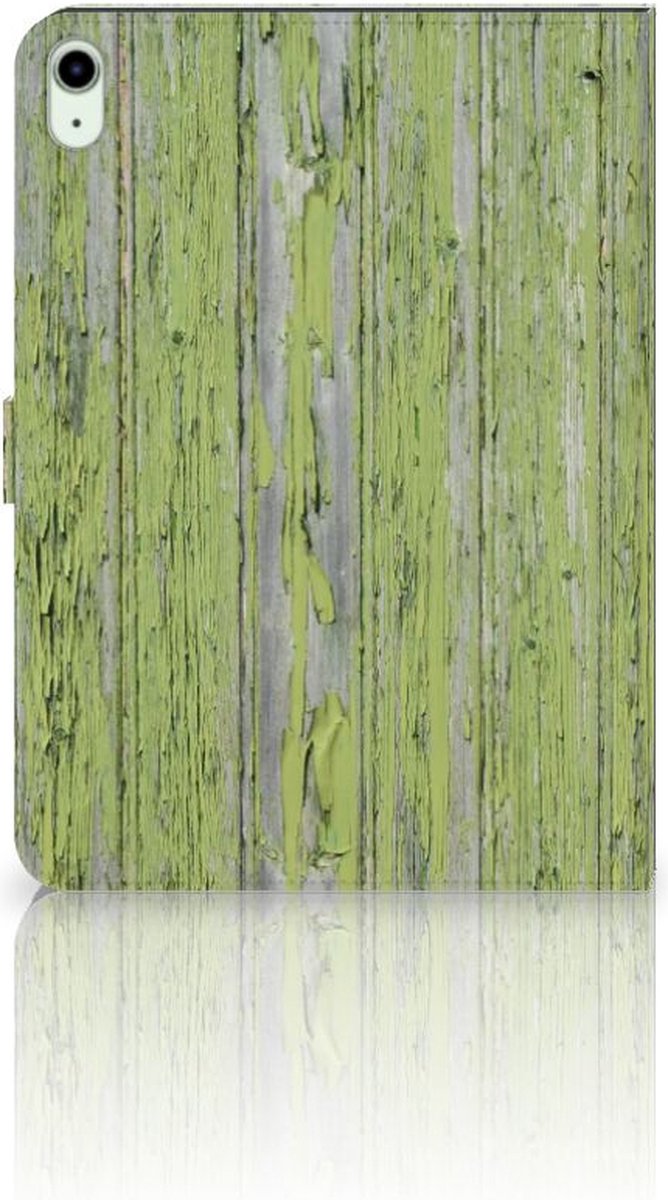 iPad Air (2020/2022) 10.9 inch Tablet Book Cover Green Wood