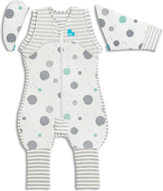 Love to Dream™ Swaddle Up™ Pyjama Baby - Inbakeren afbouwen - 4-6 maanden - 6-8.5 kg - Zomer - Wit