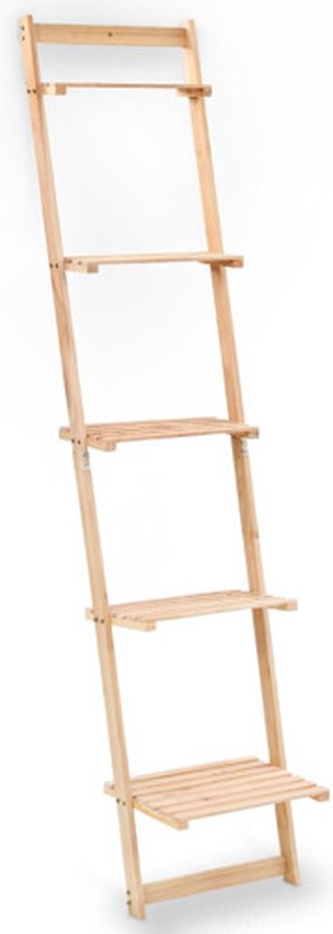 vidaXL-Wandrek-ladder-41,5x30x176-cm-cederhout