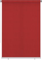 vidaXL - Rolgordijn - voor - buiten - 160x230 - cm - HDPE - rood