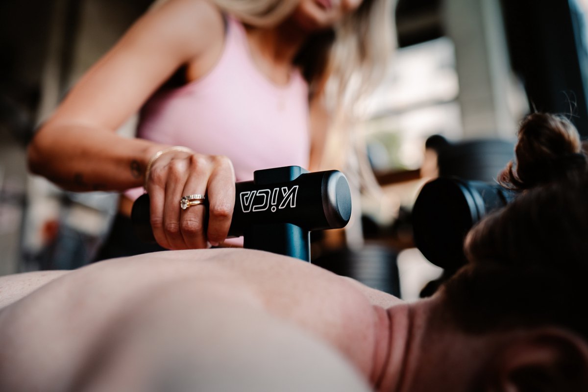 FeiyuTech KiCA 3 Massage Gun BLAUW - afbeelding 3