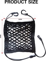 Autostoel Protector Kick matten Achterbank Protector Organizer Zwart met Multi Pocket voor Grote Opslag - Duurzame Kwaliteit Stoelhoezen Waterdichte Kick Guards