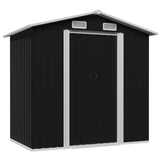 vidaXL - Tuinberging - 204x132x186 - cm - staal - antraciet