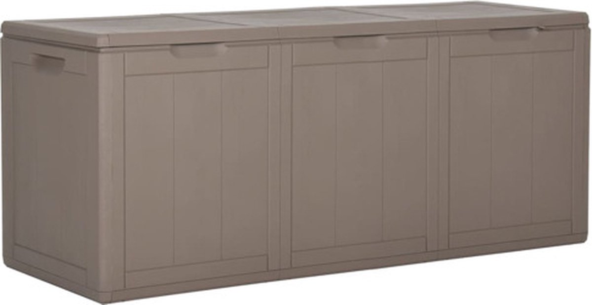 vidaXL - Tuinbox - 270 - L - PP - houtlook - bruin