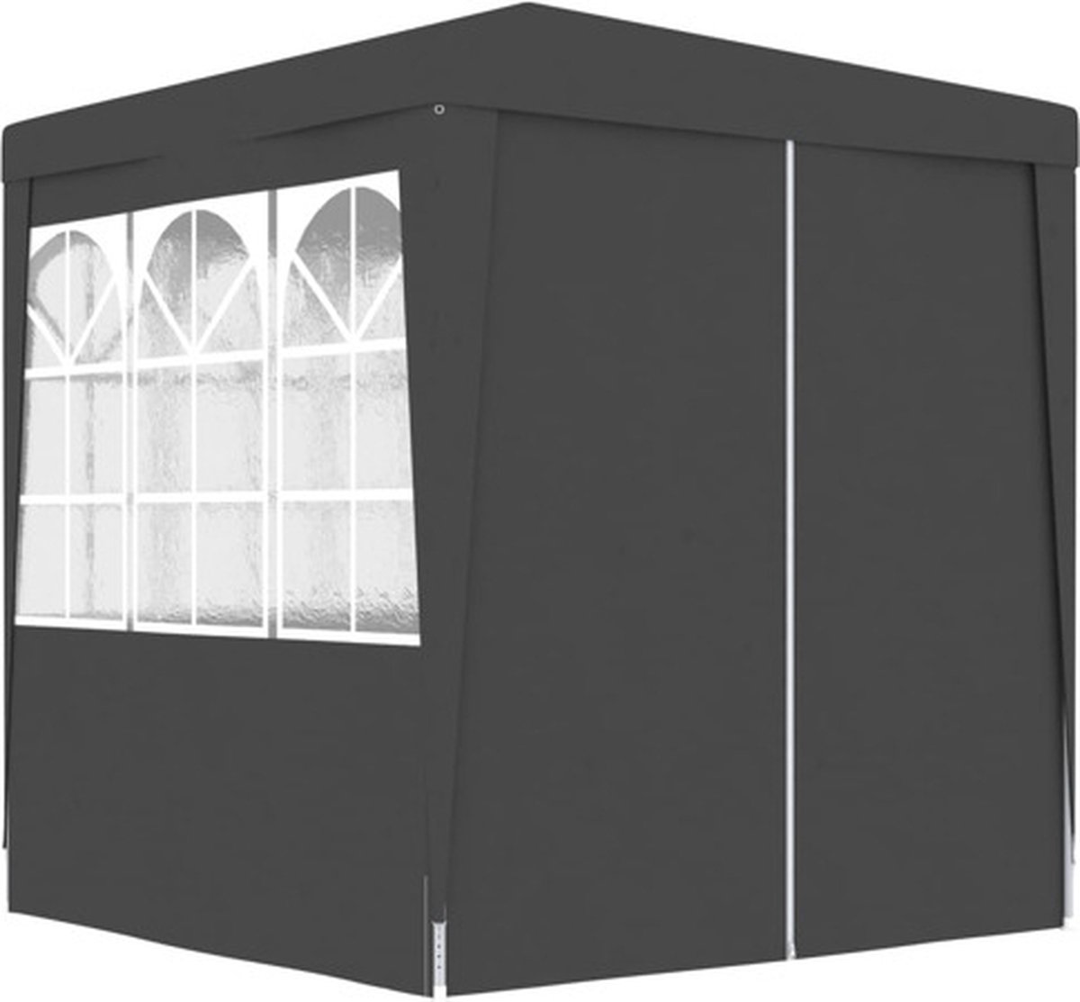 vidaXL Partytent met zijwanden professioneel 90 g/m² 2x2 m antraciet