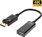 AdroitGoods 4K Displayport Naar Hdmi Adapter - Kabel - Zwart