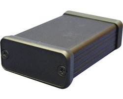 Hammond Electronics 1455L1201BK Profielbehuizing 120 x 103 x 30.5 Aluminium Zwart 1 stuk(s)
