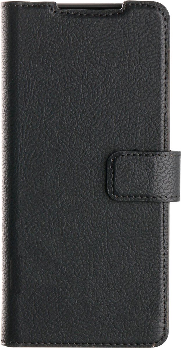 Xqisit - Telefoonhoesje Galaxy S20 - Kunstleer - Zwart- Bookcase