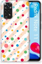 Telefoon Hoesje Xiaomi Redmi 10 | Redmi Note 11 4G Leuk TPU Back Cover Dots
