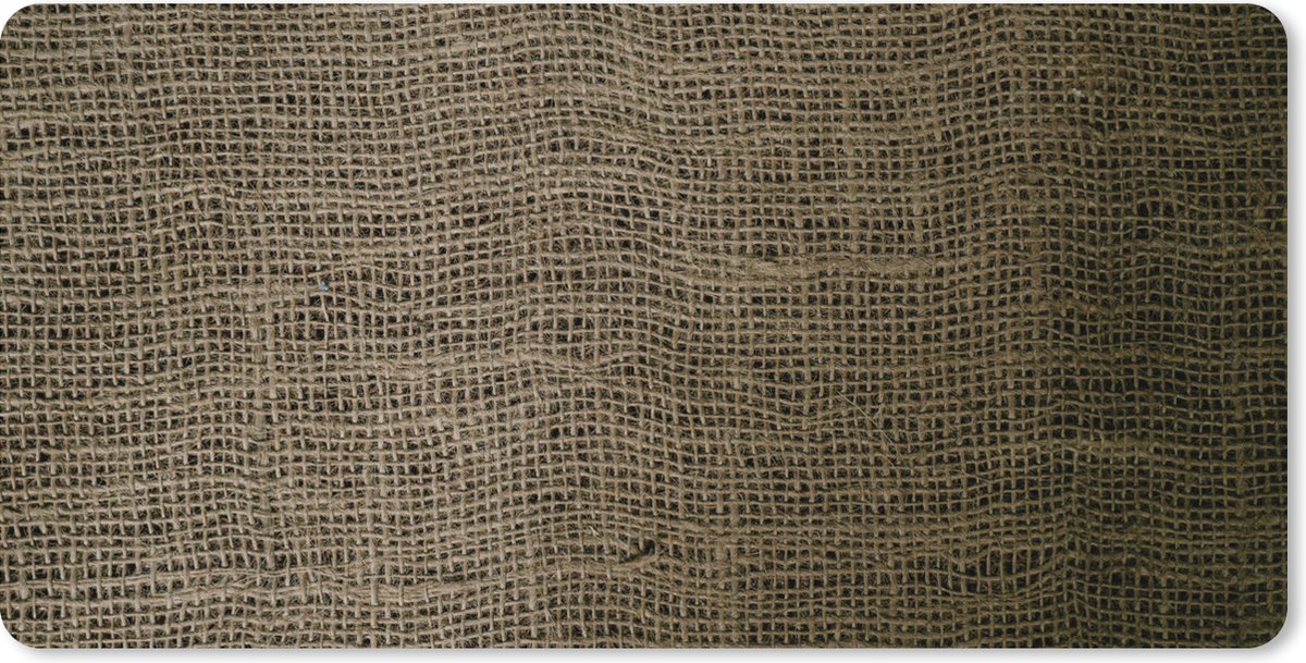 Muismat XXL 80x40 cm - Bureau onderlegger - Bureau mat Jute - Bruin - Licht - Bureaumat - Gaming mousepad xl - Bureaulegger groot - Computer deskmat