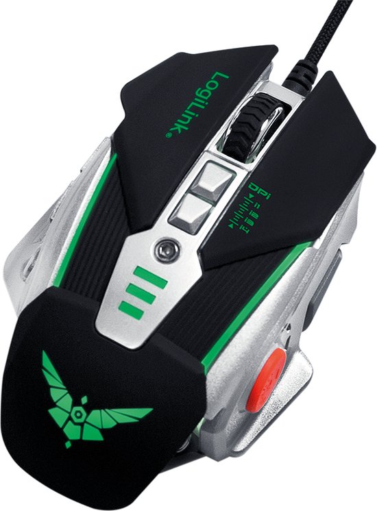 LogiLink ID0156 muis USB Type-A Optisch 3200 DPI Rechtshandig