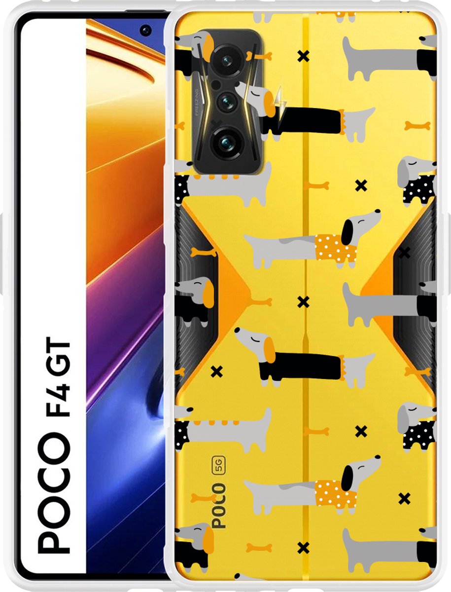Xiaomi Poco F4 GT Hoesje Teckels - Designed by Cazy
