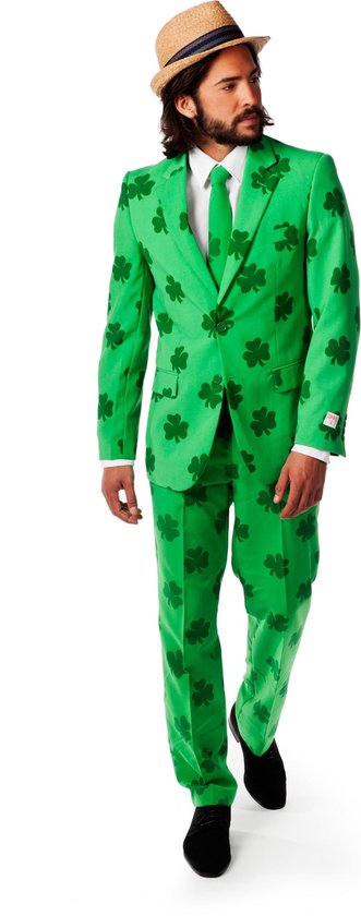 OppoSuits Patrick - Mannen Kostuum - Groen - Feest - Maat 56 | bol.com