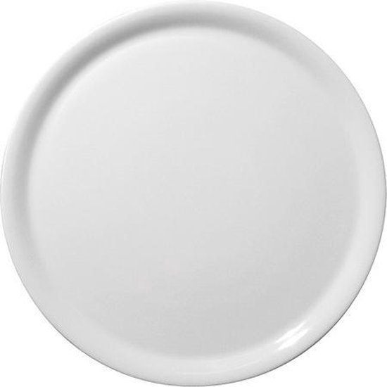 Assiette à Pizza Saturnia Diamètre Blanc: 31cm - 6 pcs | bol