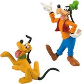 Goofy en Pluto - Disney Set - 2 speelfiguurtjes - 7 cm - Bullyland