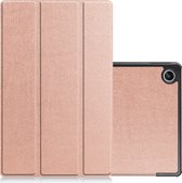 Hoesje Geschikt voor Lenovo Tab M10 Plus 3rd Gen Hoesje Case Hard Cover Hoes Book Case - Rosé goud.