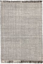 MOMO Rugs Nordic Flair Grey Vloerkleed - 60x90  - Rechthoek - Laagpolig,Structuur Tapijt - Modern - Antraciet, Beige, Grijs