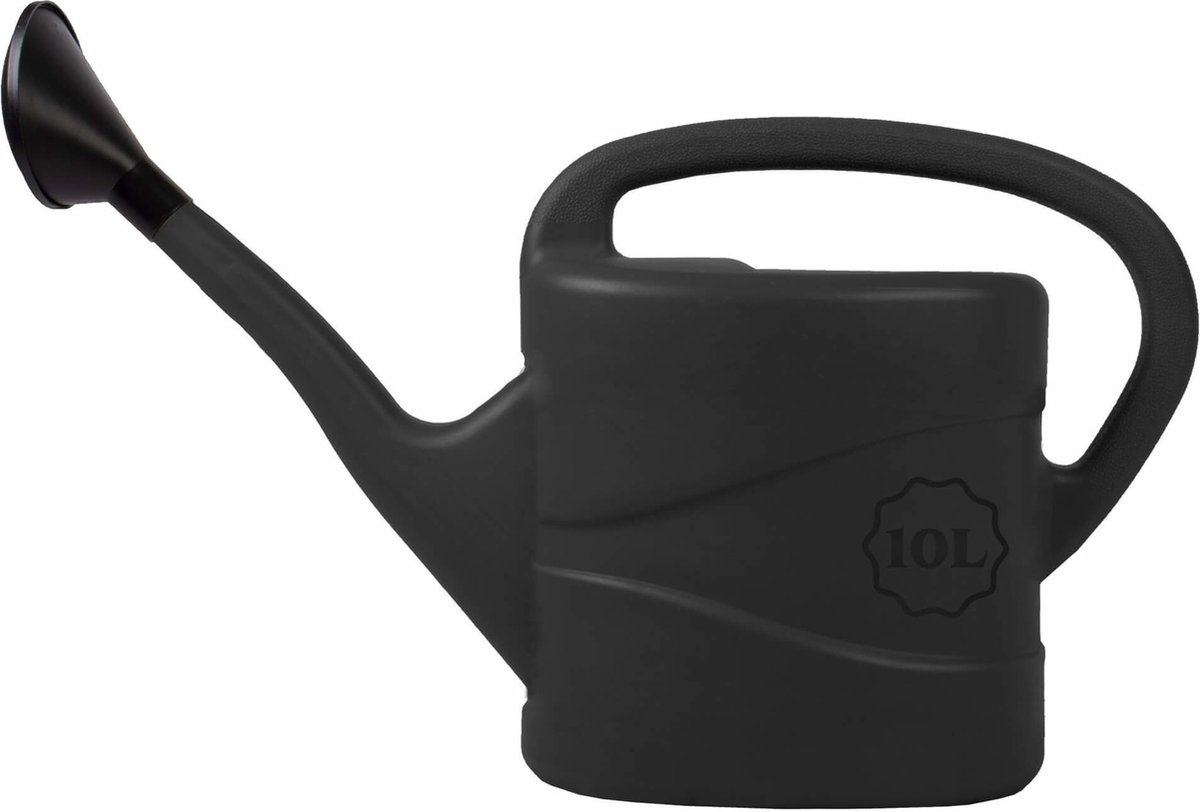 Talen Tools - Gieter - Met broeskop - Kunststof - 10 liter - Zwart