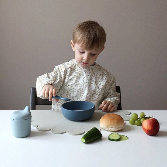Cam Cam slabbetje met mouwen - lierre van Cam Cam — afbeelding 2