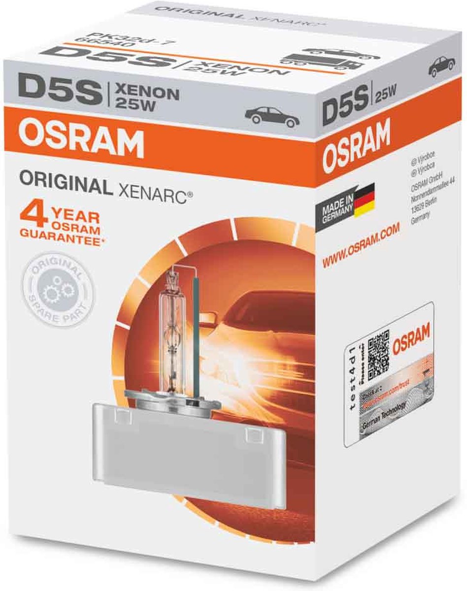 Osram D5S Xenon Lamp Original Line 25W P32d-7