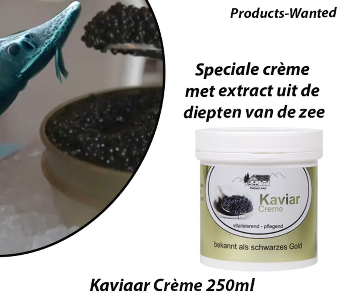2 Potten Kaviaar Crème 250ml