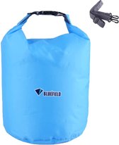 Waterdichte Drybag incl. Schouderriem- 10 liter Drybag - Lichtgewicht Sporttas - Waterdichte - voor Boot, Zwemmen, Kajak, Watersport, Drijven - Blauw