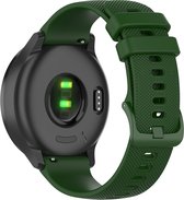 Siliconen bandje - geschikt voor Xiaomi Mi Watch / Watch S1 / Watch S1 Pro - donkergroen