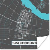 Poster Spakenburg - Stadskaart - Kaart - Plattegrond - 50x50 cm